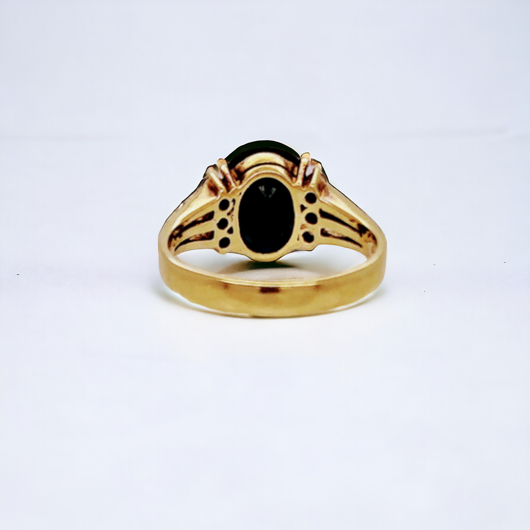 Vintage Sapphire & Diamond Ring
