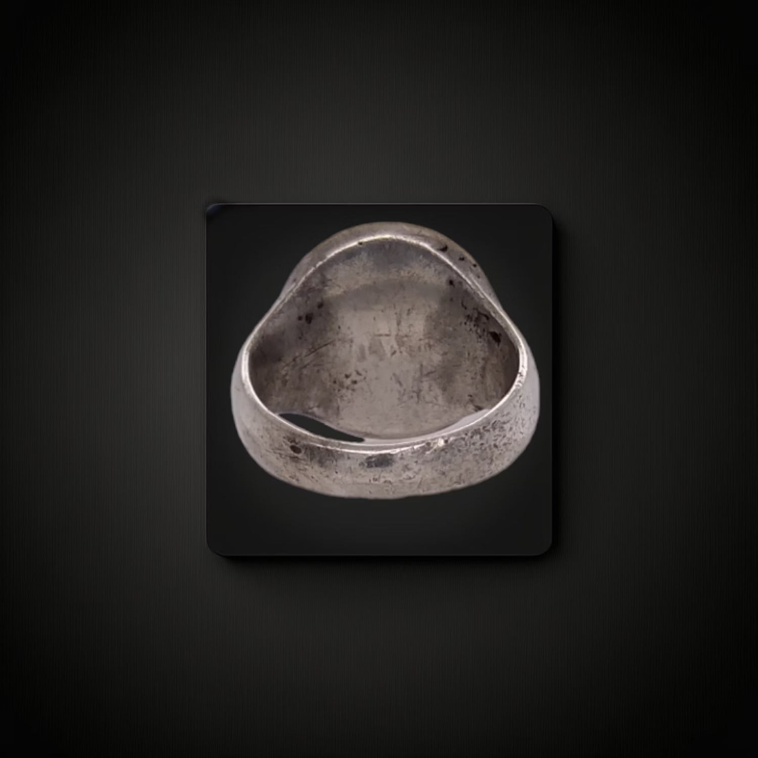 Rare Late 18th Century Antique Silver Merchant's Ring