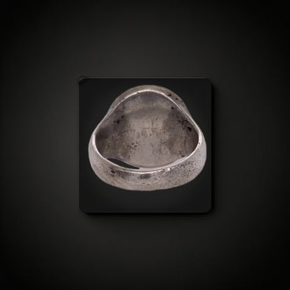 Rare, Late 18th Century Antique Silver Merchant's Ring