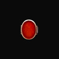 Antique Victorian Carnelian Coat of Arms Signet Ring