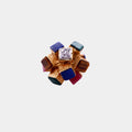 Vintage 1960's Cubist Multi Gem Ring