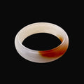 Burnt Orange Opaque Jade Bangle
