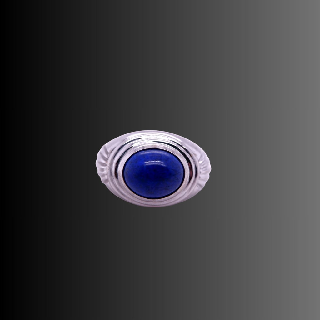 Vintage  1980s/1990s Boucheron Jaipur Lapis Lazuli Ring in 18ct Yellow Gold