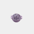 Diamond Multi Cut Cluster Ring in 18ct White Gold