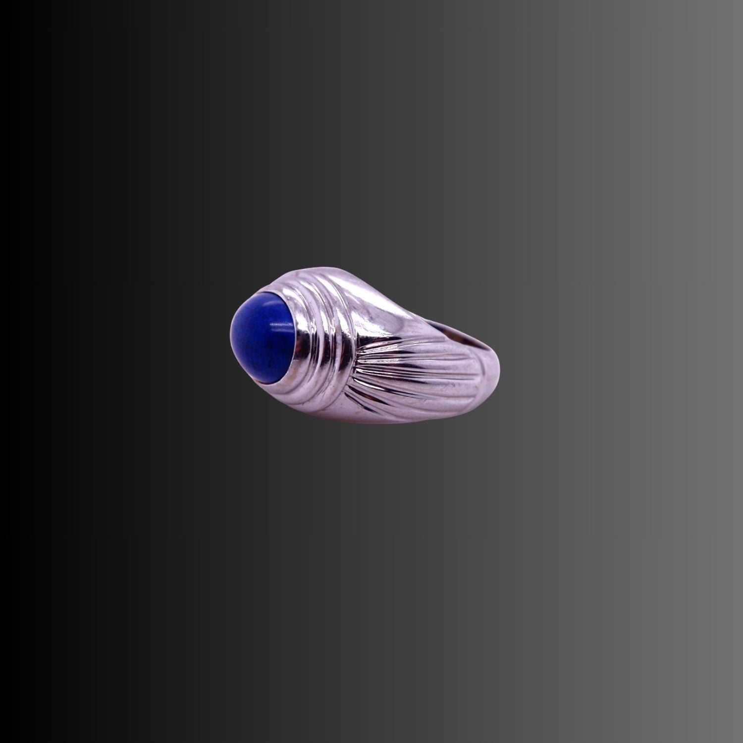 Vintage  1980s/1990s Boucheron Jaipur Lapis Lazuli Ring in 18ct Yellow Gold