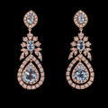 Antique Belle Epoque Chandelier Earrings