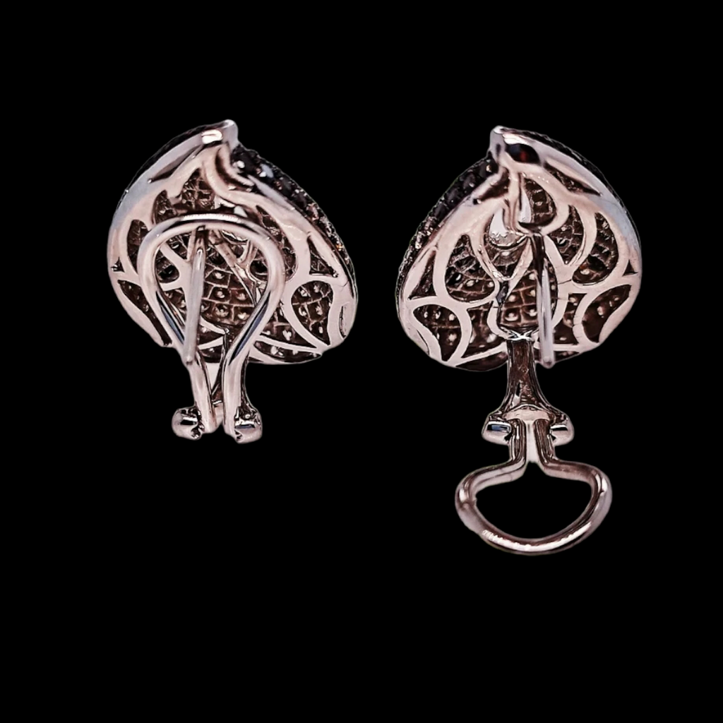 Multi Coloured Diamond Earrings.