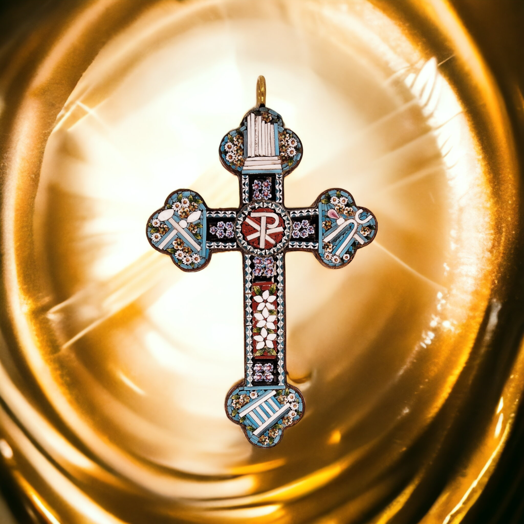 Grand Tour  Micro - Mosaic Large Cross