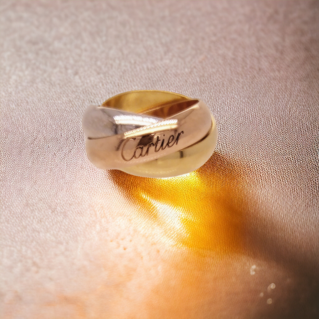Vintage Cartier 18ct Gold Trinity Ring